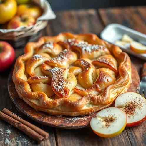 Easy Apfelstrudel - Just Roll Puff Pastry & Bake